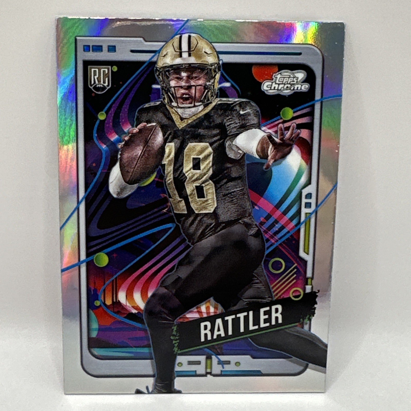 2024 Topps Cosmic Chrome #164 RC SPENCER RATTLER Rookie Refractor