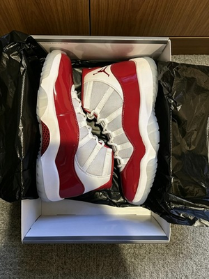 #ad Man Shoes New Nike Air Jordan 11 Retro High Cherry White Varsity Red CT8012 116 $219.00