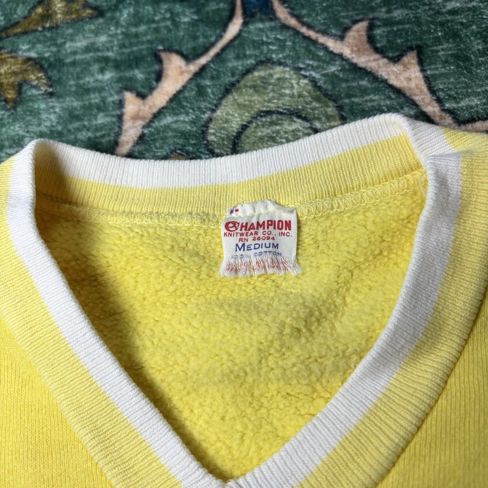 Sudadera Pullover Vintage Años 50 60 Campeón Correr Hombre Mary Baldwin Colegio Foto 4 de 4