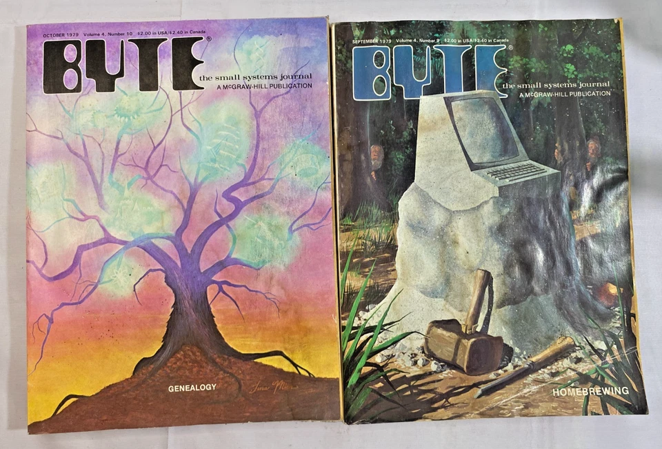 VINTAGE BYTE Magazine LOT - 10 Magazines - March 1978 to January 1982 - Image 4 of 4
