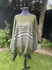River island Khaki Poncho One Size