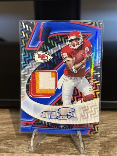 2024 Panini Zenith Z-Jersey Auto Blue /25 Dwayne Bowe #ZJA-DBE