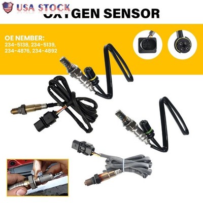 4PCS Oxygen O2 Sensors For BMW 128I 135I 325XI 528I X3 X5 Z4 #234-5138, 234-5139