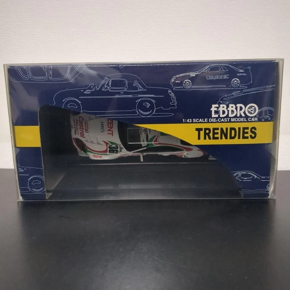 Modellino auto da corsa EBBRO 1/43 Castrol TOM'S Supra JGTC 2000 miniatura - Immagine 3 di 4
