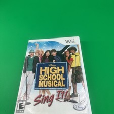 Disney High School Musical Sing It! Nintendo Wii Disney Interactive Bink Video