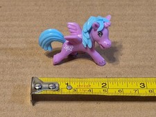 Purple Blue Unicorn Figure Stars Star Horse Toy Miniature Pony Pegasus