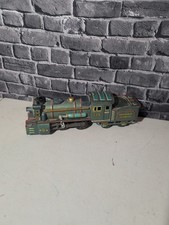 Vintage Tin 1950s Tin Litho SSS Japanese Mountain Locomotive 10" P3