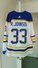 NHL Adidas 2023-24 Buffalo Sabres Game Worn Away Jersey Ryan Johnson 56 — photo 2