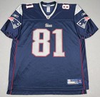 NWOT Vintage Reebok NFL New England Patriots Aaron Hernandez #81 Jersey Size 2XL