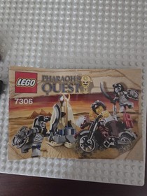 Lego Pharaohs Quest 3 Minifigs+ 7306 + Instruction Booklet