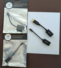 Cable Matters Adaptors-Lot of 4-Mini-Displayport  HDMI VGA Displayport