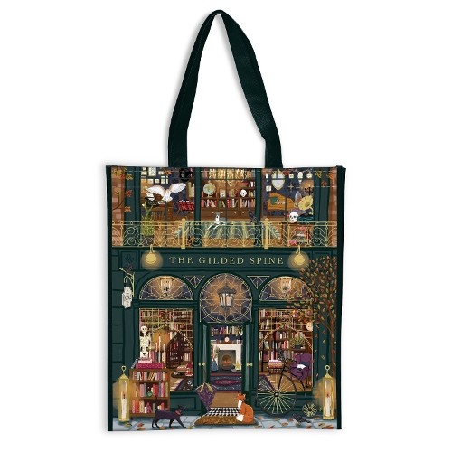 Gilded Spine Reusable Shopping Bag by Galison (Tote bag) - Image 2