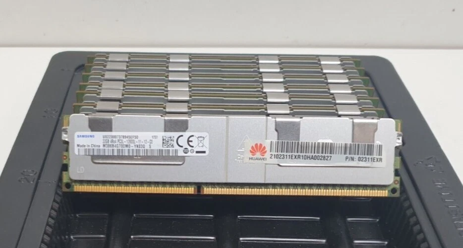 128GB 4x 32 GB 4Rx4 PC3L-12800L HUAWEI Samsung M386B4G70DM0-YK03Q Server RAM ECC