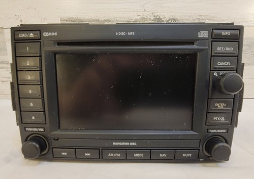 2005-2007 Chrysler 300 Dodge Charger Radio 6 Disc CD Player w/Navigation OEM - Foto 3 di 9