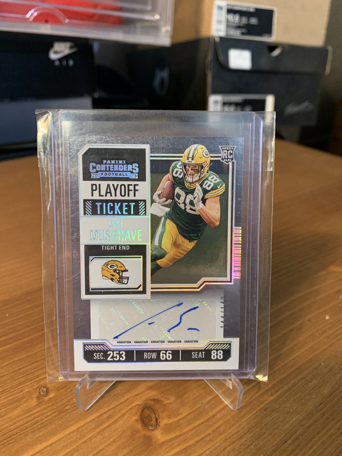 2023 Panini Contenders Playoff Ticket Luke Musgrave Silver Rc Auto /149 #148