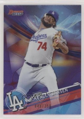 2017 Bowman's Best Purple Refractor 45/250 Kenley Jansen #40 fm5