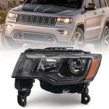 Left Headlight Assembly for Jeep Grand Cherokee 2017-2021 Only for Halogen Type