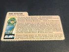 gi joe lot File Card 1983 Tripwire Great Condition Clean Card