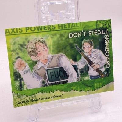 VISUAL Art Axis Powers Hetalia Japanese Trading Card TCG 2008 No.54