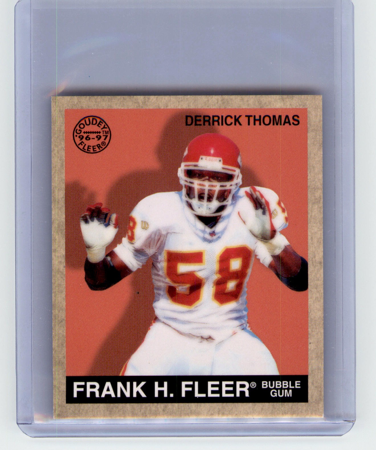 1997 Fleer Goudey #38 Derrick Thomas Kansas City Chiefs