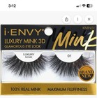 i•ENVY Miss Lash Luxury Mink 3D Strip Eyelashes Full Volume Tapered KMIN01 M362 — photo 1