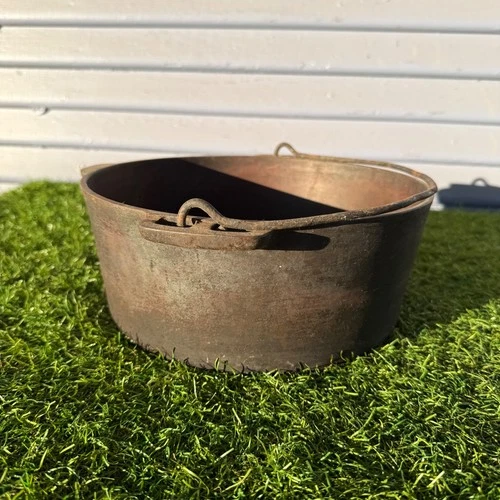 Vtg Wagner Ware Sidney O Cast Iron Round Roaster 1268 Dutch Oven Pot No Lid