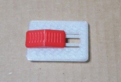 Festool TS 55 FEQ 3D Printed Arbor Dust Cover Track Saw Cover Petg Clear Red