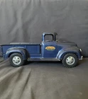 Tonka Toys Vintage Blue Tin Pressed Steel Pickup Truck Toy Vehicle