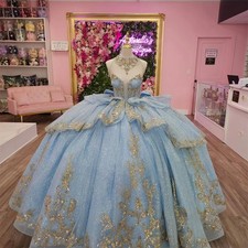 Sweetheart Quinceanera Dresses Appliques Lace-up Bow Sleeveless Ball Gowns
