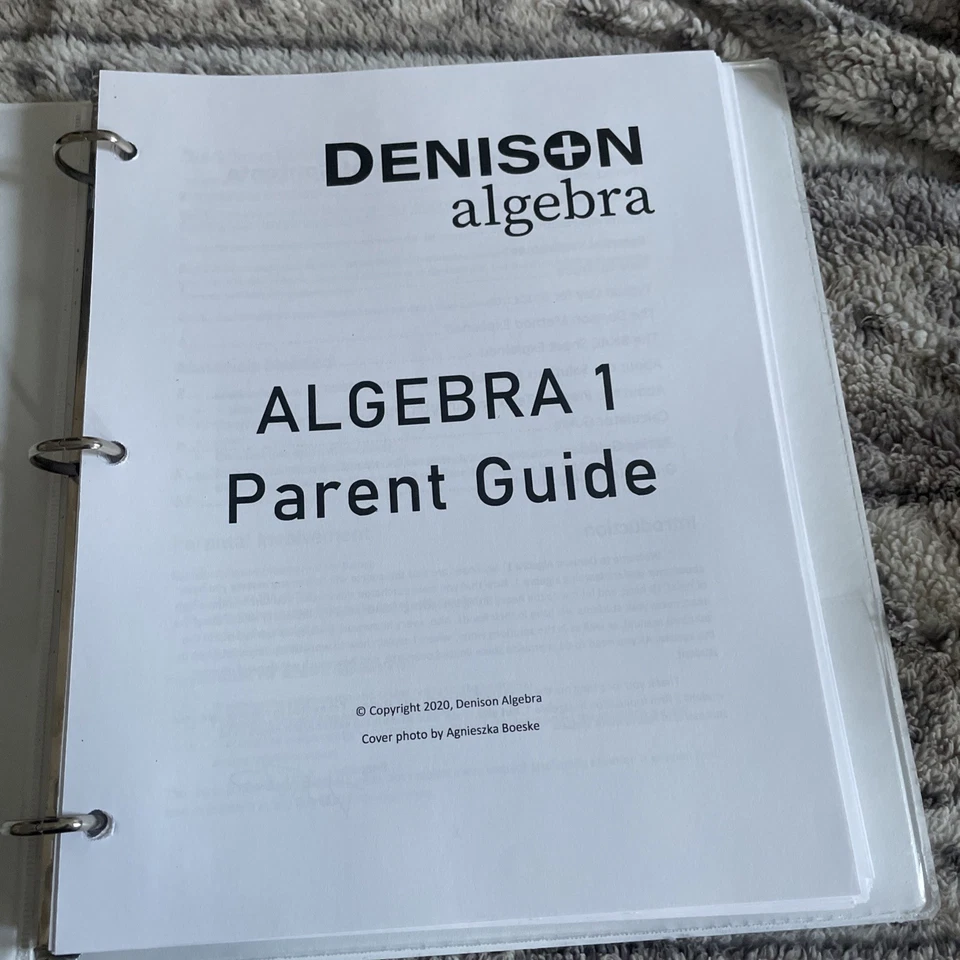 Home School Algebra 1 Parent Guide - Image 2 of 2