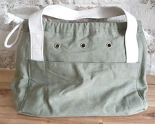 Yarn Bag Crochet Organizer Storage Knitting Tote with Pockets for Skeins