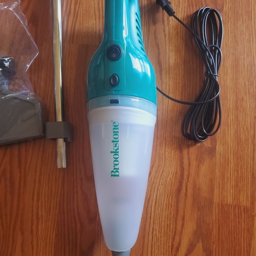 Brookstone 2 in 1 Lightweight Stick Vacuum Hepa Filter Bagless Handheld NEW - Picture 4 of 6