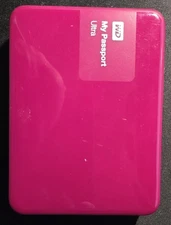 WD My Passport Ultra 2TB External HDD Red W/Case