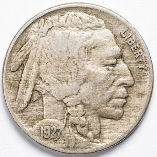 1927-P Buffalo Nickel Full Horn Extremely Fine (XF)