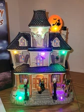FG Square Halloween LED Creepy Neighbors Hand Painted Sound Effects See Video 