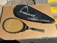 Head Ti Fire Made in Austria Tennis Racket 4 3/8 Mid Plus Bag Case ShockStop