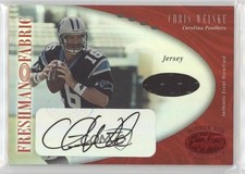 2001 Leaf Certified Materials Freshman Fabric Mirror Red /150 Chris Weinke 0pv4