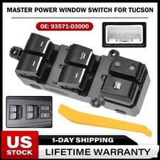 Master Power Window Control Switch Left Driver Side For 2016-2018 Hyundai Tucson
