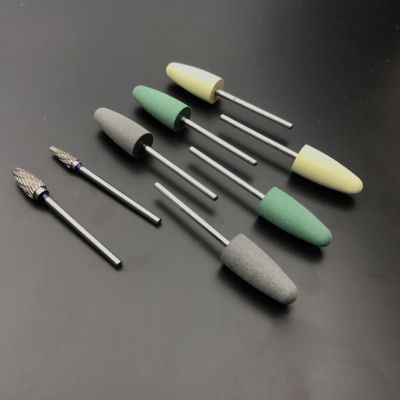 Fraises De Polissage Silicone Pour Résine Dentaire - 12 Pièces, Diamètre 2.35mm, Set Complet