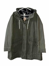 Duluth Trading  Can-do Canvas Coat Plaid Flannel-lined  Green  Women's Plus Xxl