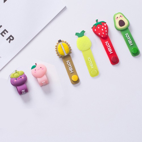 Cartoon Cable Cord Organizer Wire Winder Clip Earphone Holder Wrap Protector - Photo 3/16