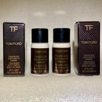 2x Tom Ford Traceless Soft Matte Primer Deluxe Sample .13oz, 3.8ml Ea New in Box