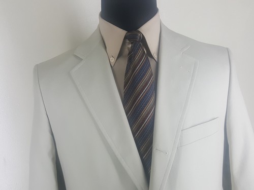 BROOKS BROTHERS Khaki Cotton Blend Blazer 3rd Btn Roll One Vent 41R-Fit 41- 43 R - Photo 2/9