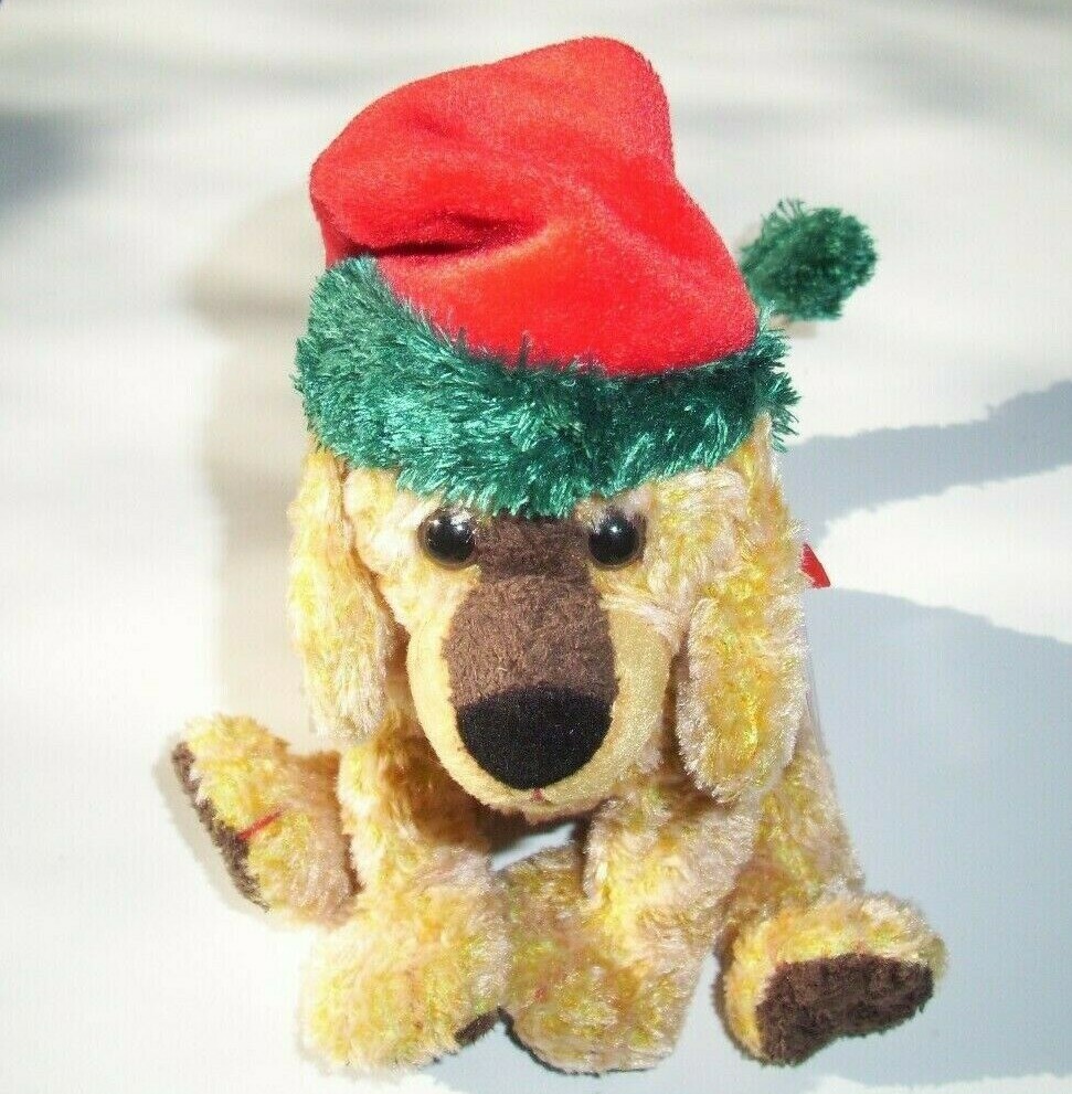 TY BEANIE BEAR 8"" JINGLEPUP DOB 3rd DECEMBER 2000 RETIRED NEW & TAGGED