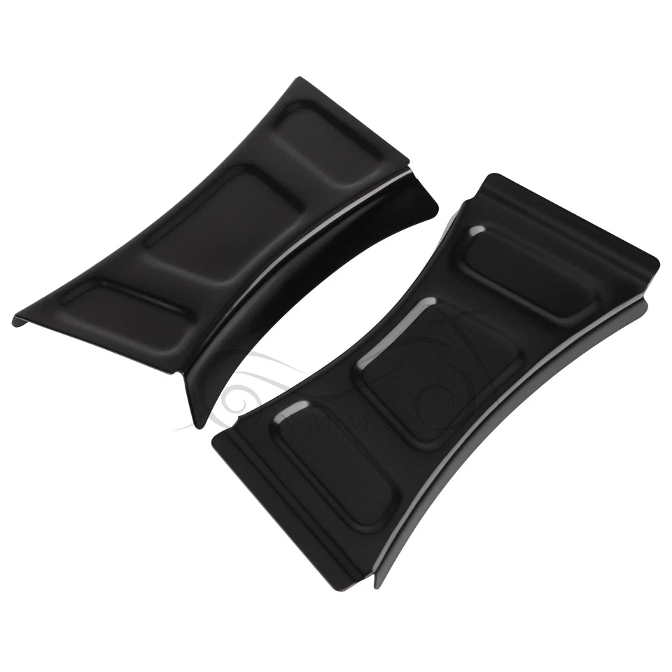 Cubierta travesaño tubo descendente marco negro motor acento para Harley Electra Tri Glide Foto 3 de 4