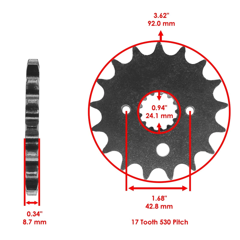 Drive Chain & Sprockets for Suzuki GSX1300R Hayabusa 1300 1999 2000 2001-2007 - Image 3 of 4