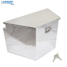 29 Inch Utility Trailer Tongue Box Aluminum for Camper PickUp Truck Tool Storage
