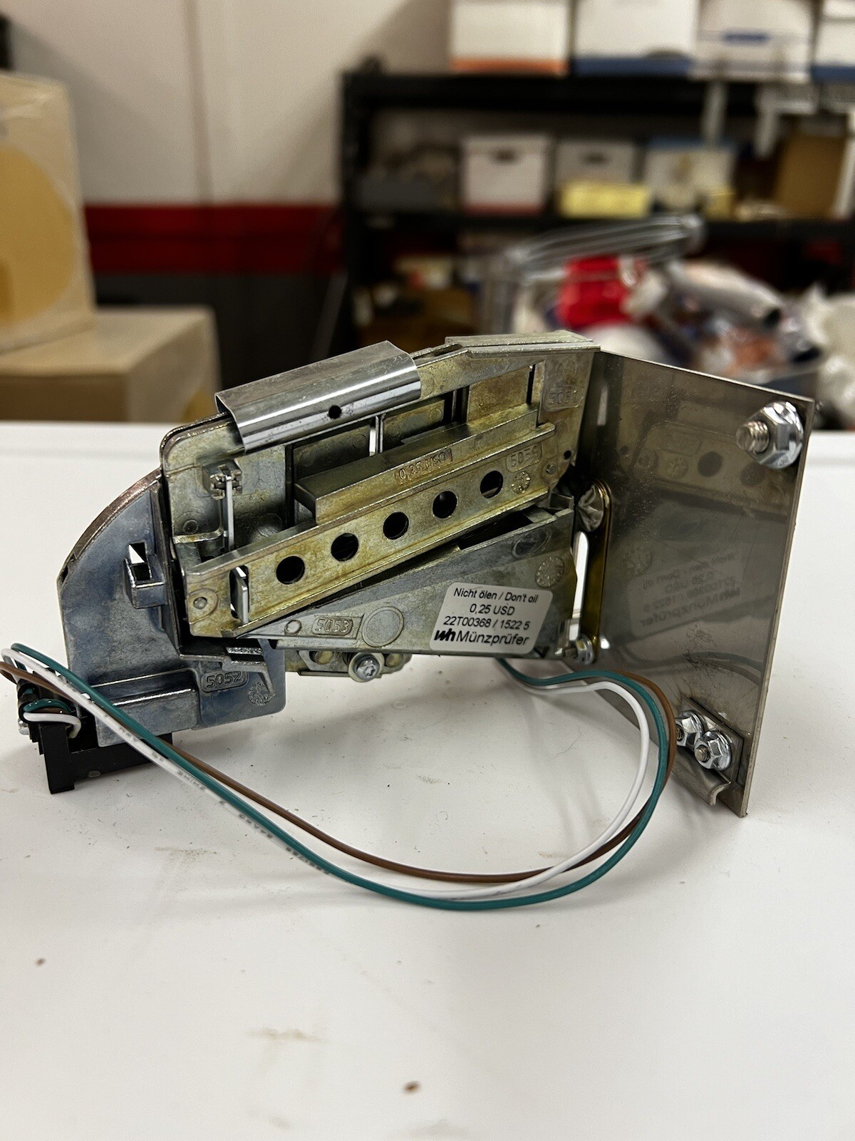 Wascomat 438 Coin Drop Washer New Open Box with Face Plates 89 89 21 10