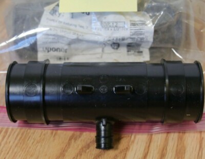 Propex 2''x2''x 1/2'' 0.5 Reducer Tee Fitting UQ4752215 PEX POLY ALLOY BLACK UPONOR