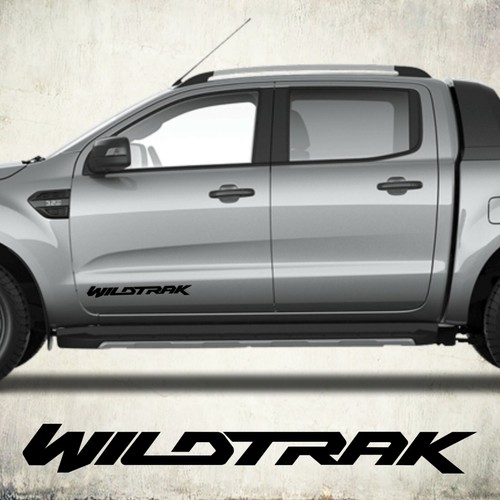 WILDTRAK STICKER DECAL BLACK MATTE CUT DESIGN eBay
